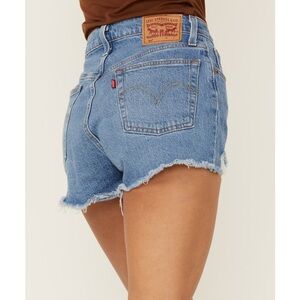 Levi's 501 Women's Blue Denim Cutoff Shorts